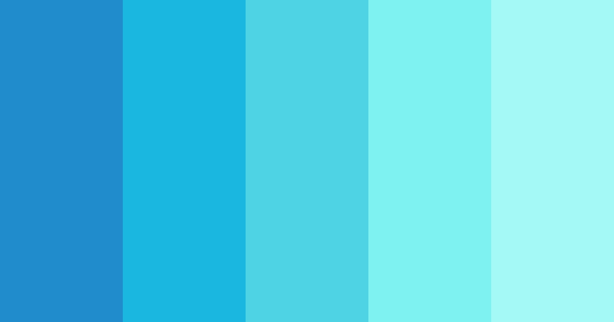 Aqua Curiosity Color Palette
