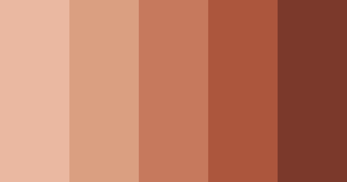 Brown Cocoa Color Palette