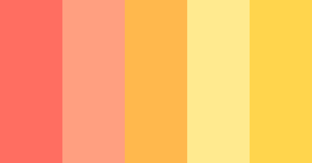 Warm Orange カラーパレット
