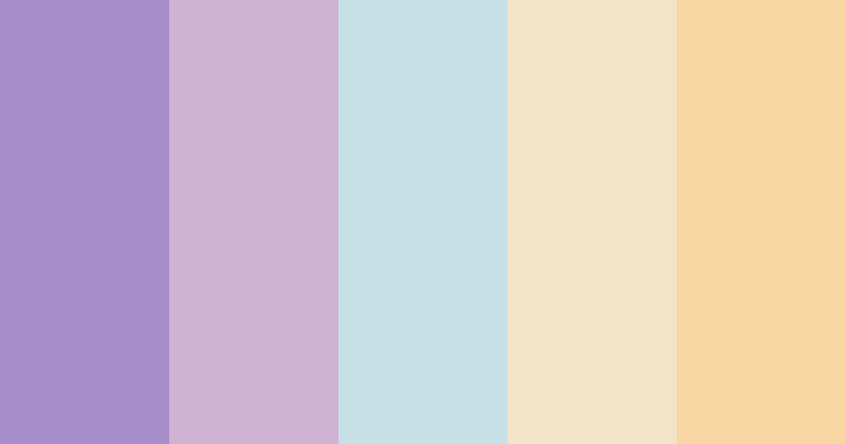 Spring Dawn Color Whimsical Dawn Color Palette