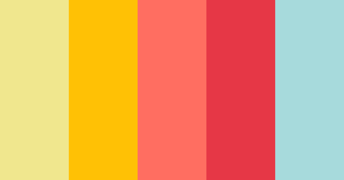 Bright Yellow Color Palette
