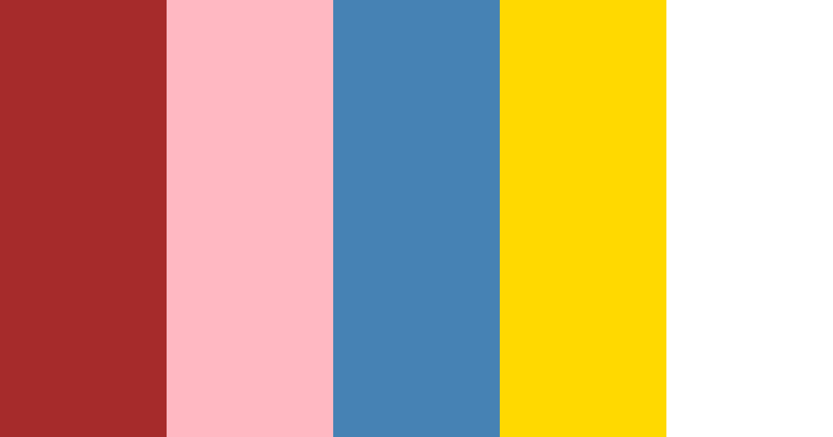Red, White, and Blue Color Palette