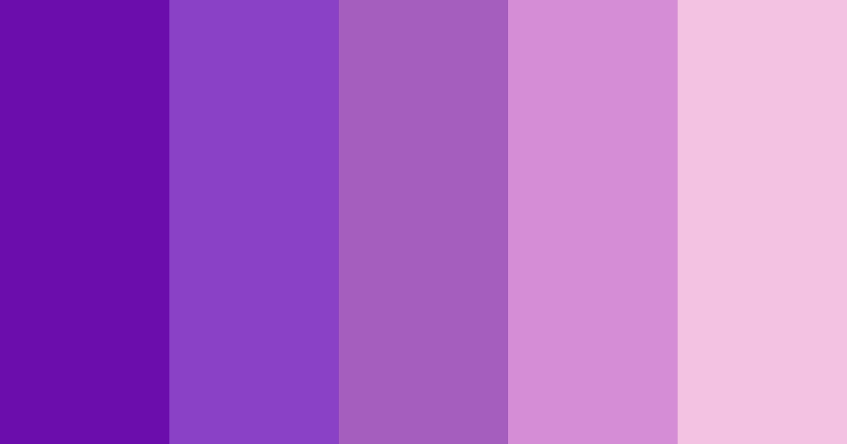 Glactic Color Galactic Orchid Color Palette