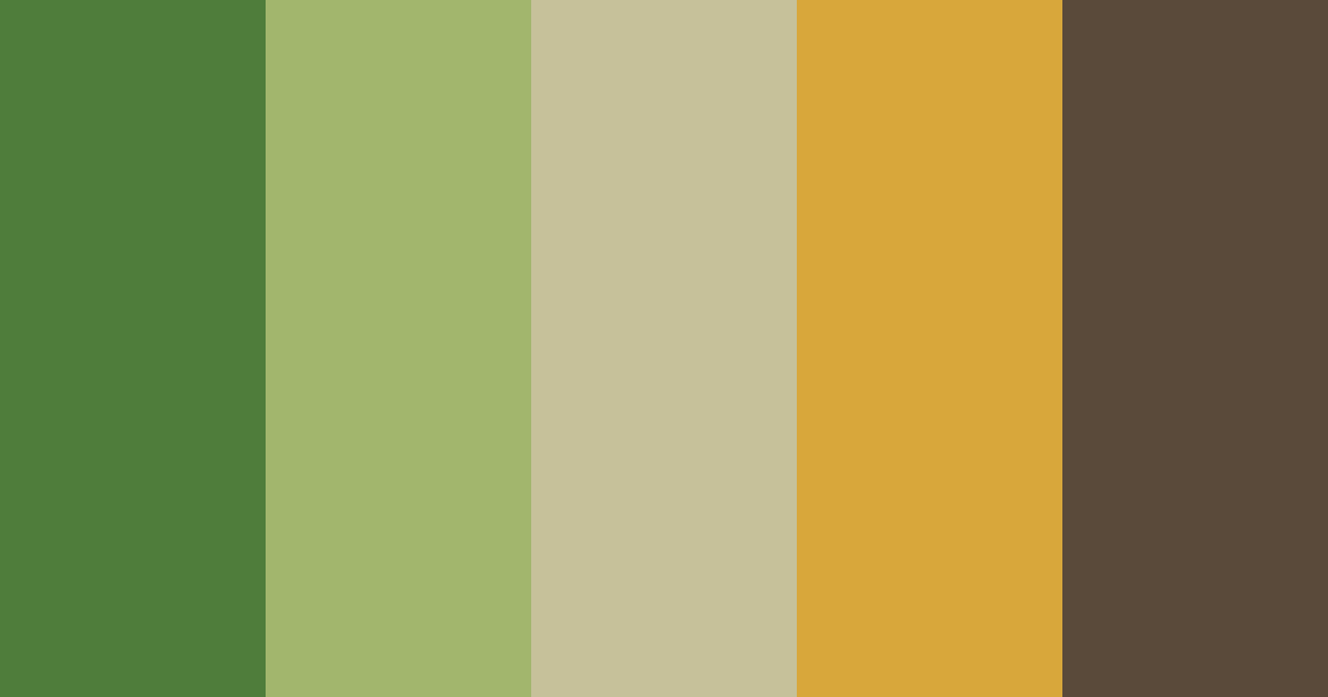 Paleta de colores Cypress Dusk Serenity