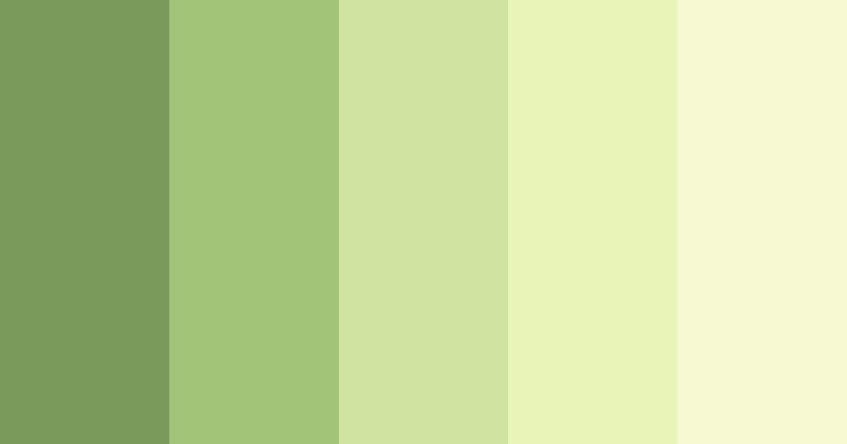 Olive Shades Color Palette