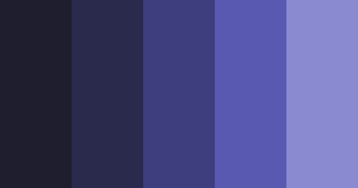 Dark Blue Tech Color Palette