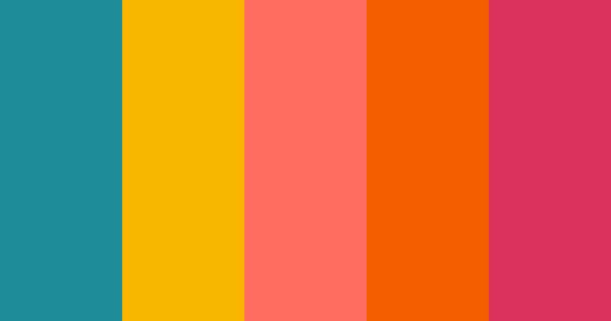 Tropical Dusk Color Palette