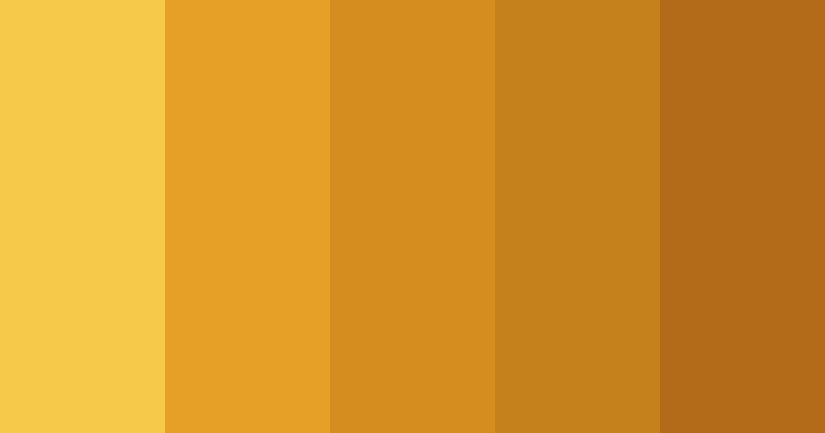 Cheddar Glow Color Palette