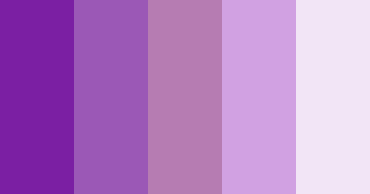 Purple Cosmic Color Palette