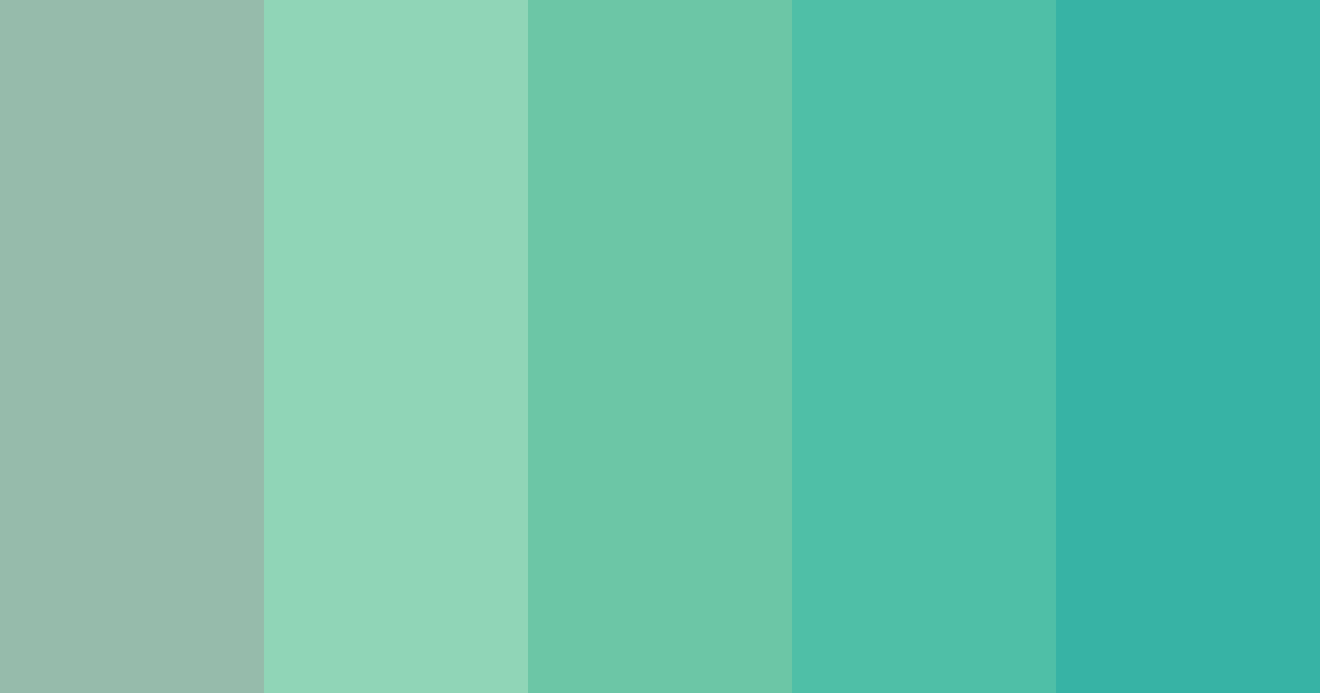 Shades of Summer Green Color Palette