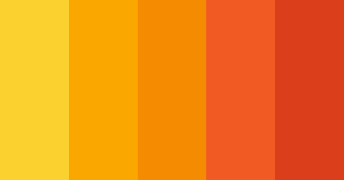 Orange Paul Color Palette