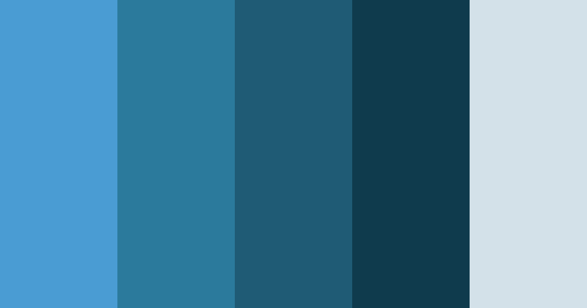 Aqua Shadow Color Palette