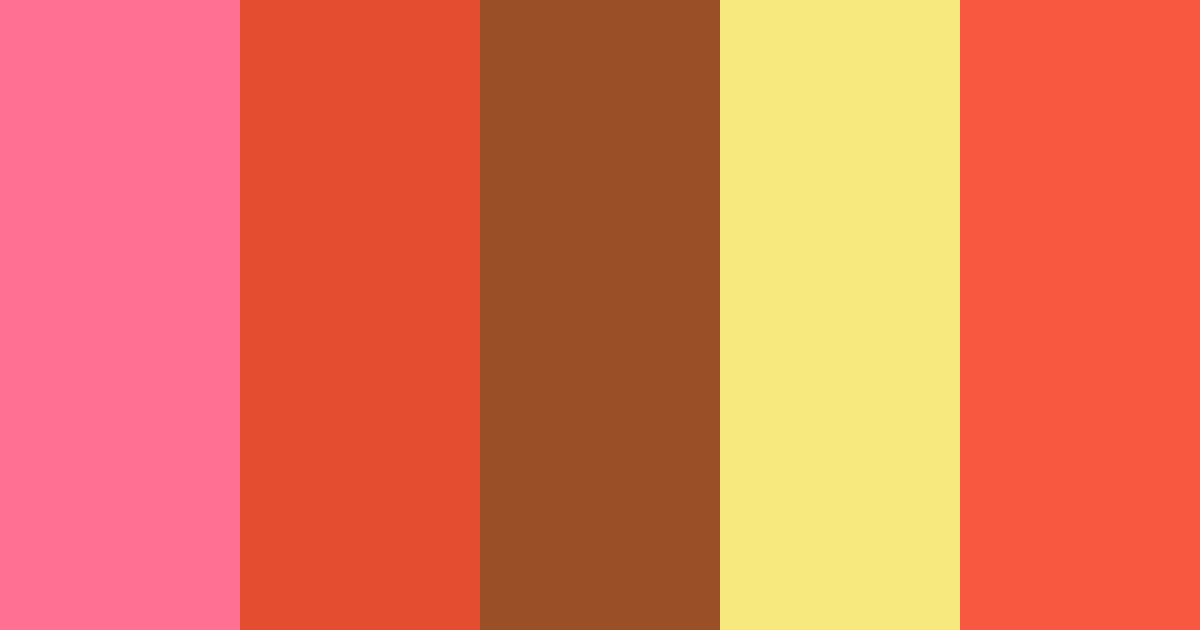 Cotton Candy Cocoa Color Palette