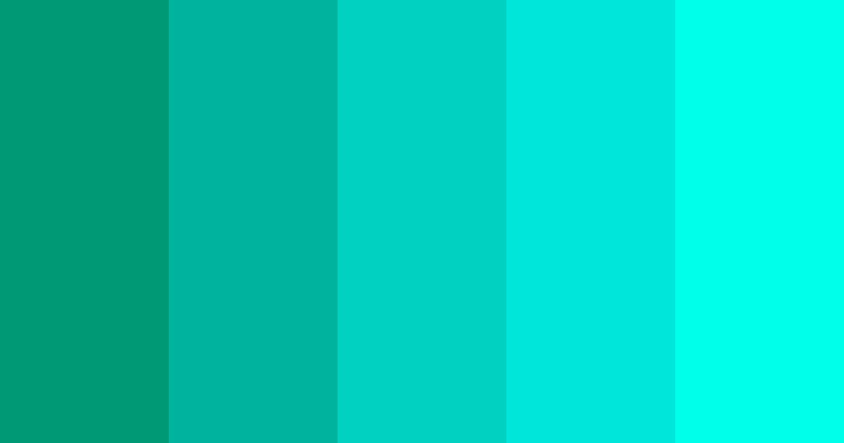 Tropical Barracuda Breeze Color Palette