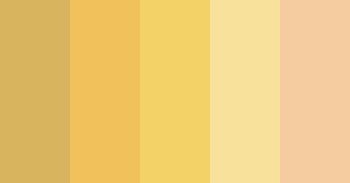 Sandy Brown Shades Color Palette
