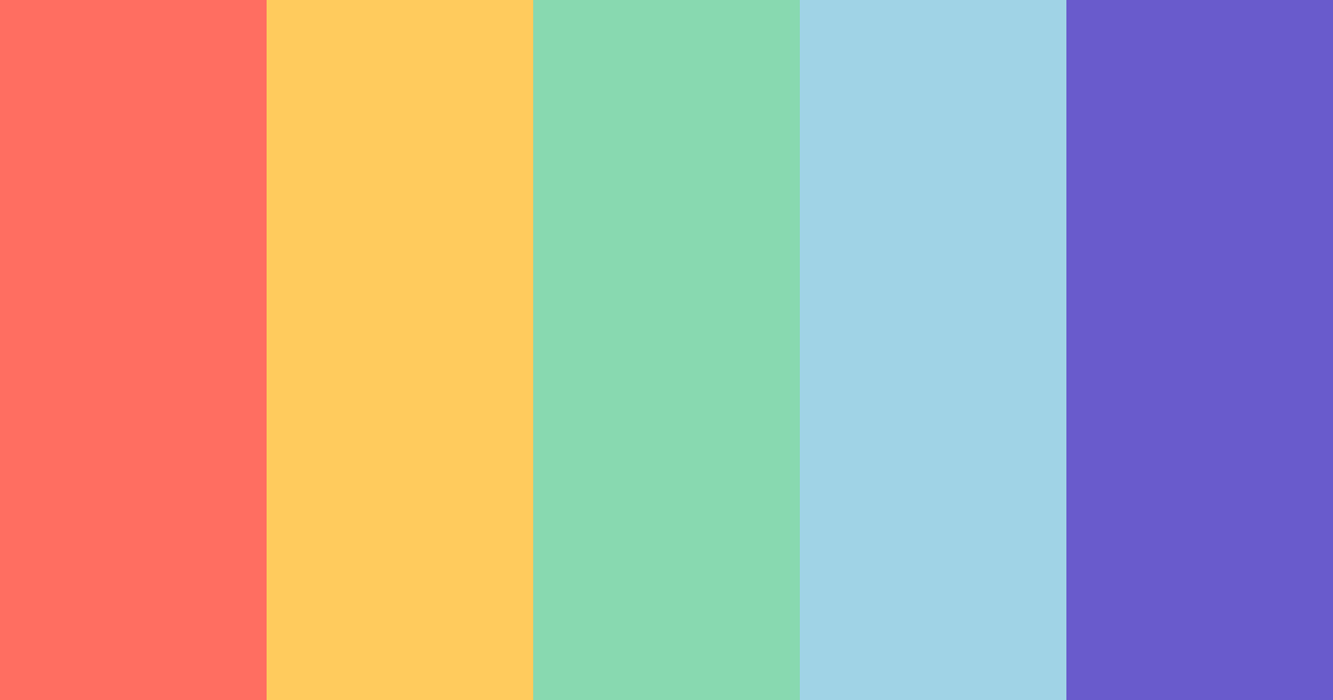Paleta de colores Friendship Spectrum