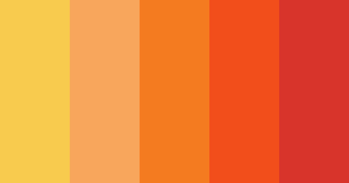 Sunset Zest Color Palette