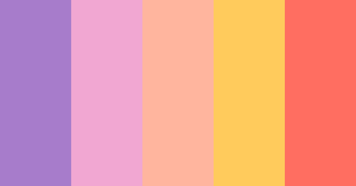 Pink Sunset Color Palette