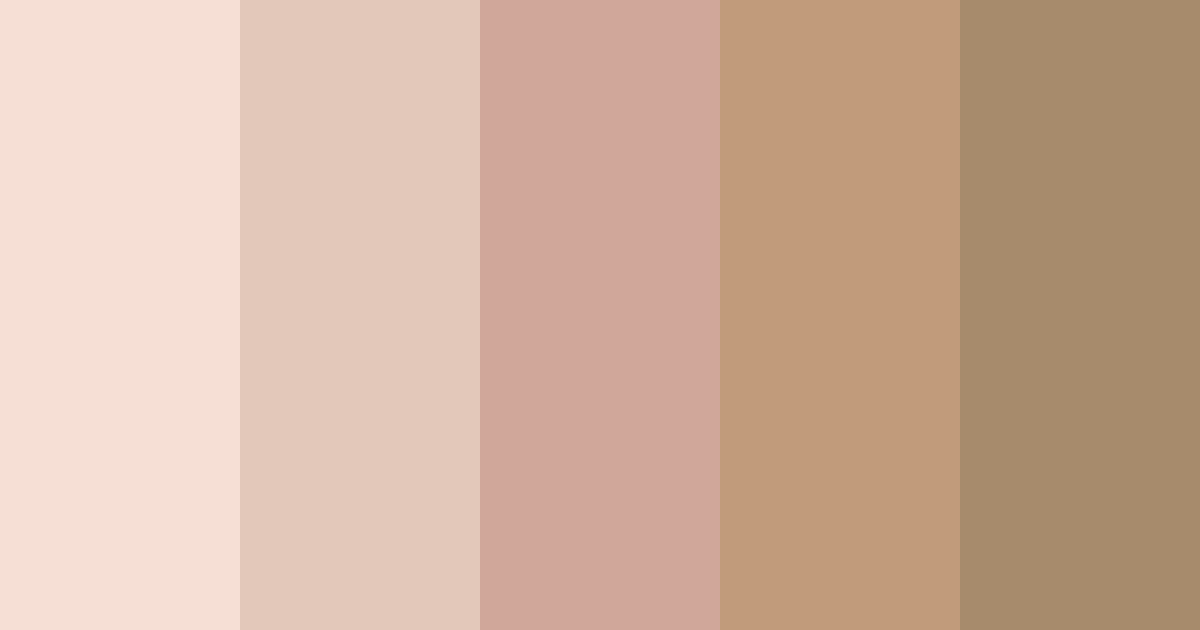 Creamy Brown Color Palette