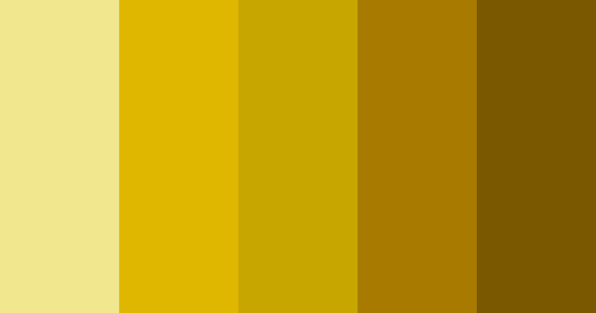 Harvest Golds Color Palette