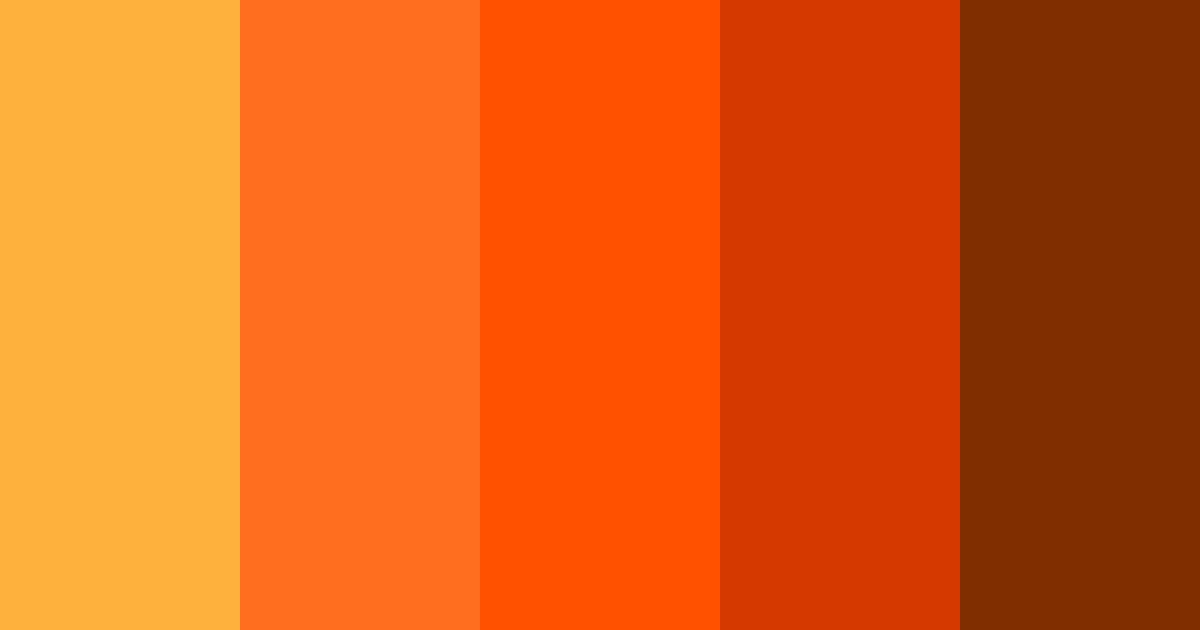 Paleta de colores Vox Ember