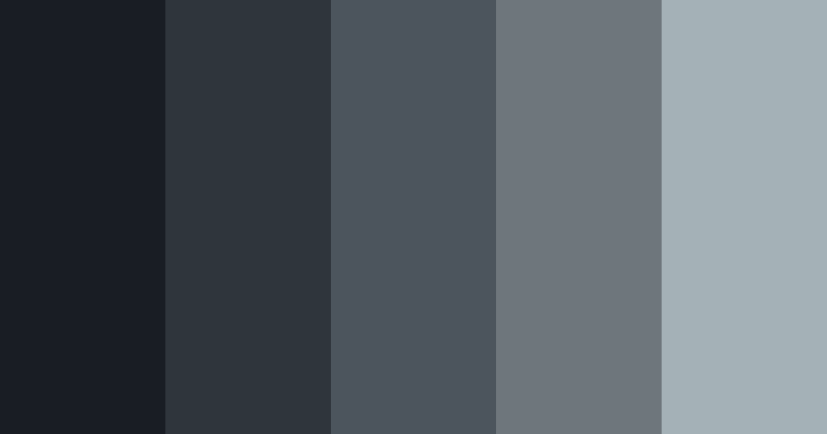 Dark Blue Color Palette