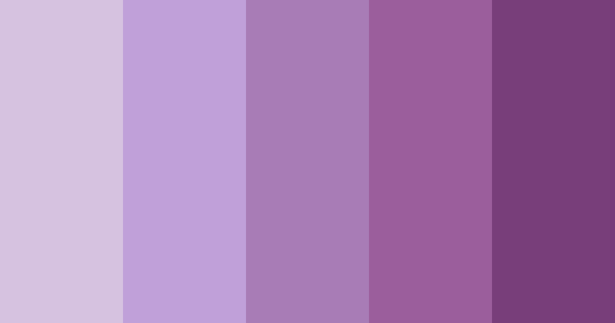 Shades of Mauve Color Palette