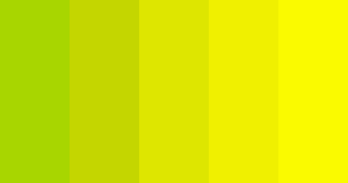 Bright Chartreuse Color Palette