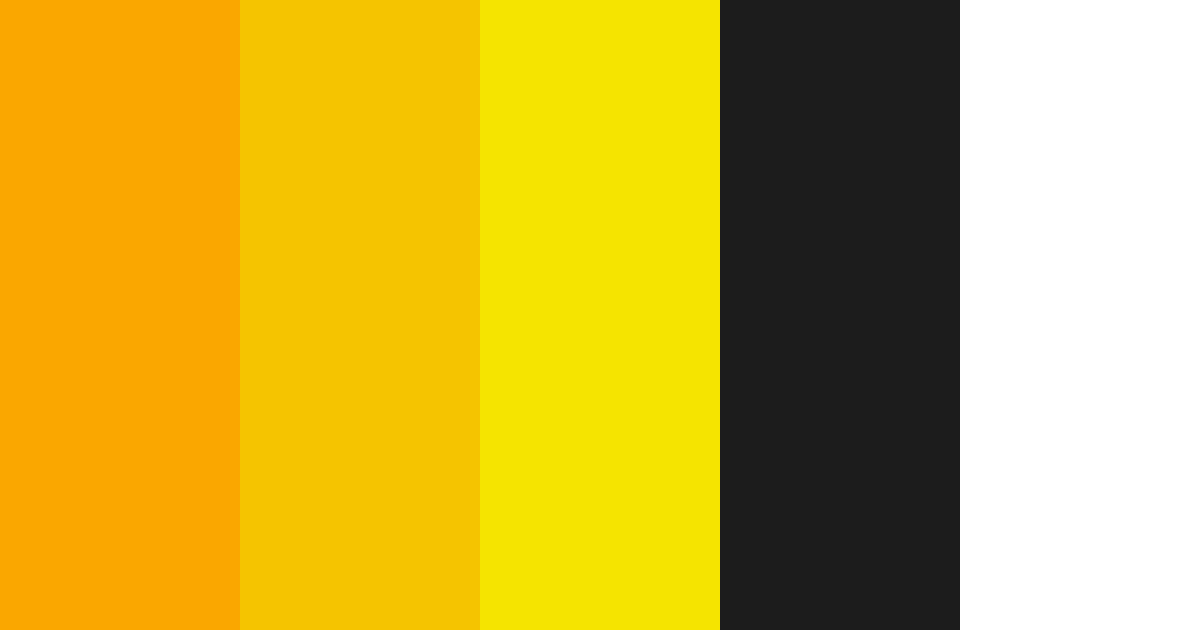 Paleta de colores Yellow Orange Contrast