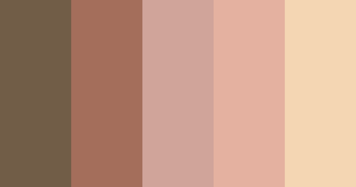 Tobacco Brown Hues Color Palette