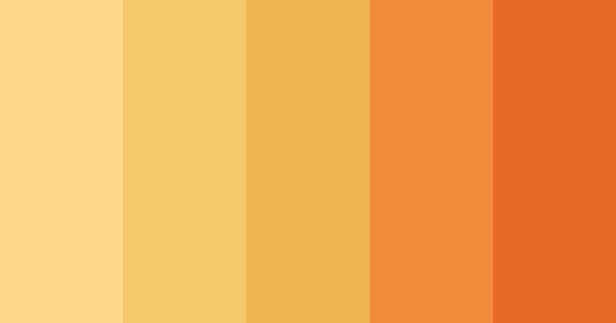 Shades of Yellow Color Palette