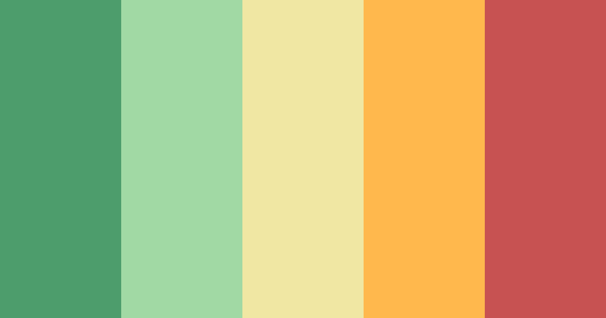 Green Junebug Color Palette