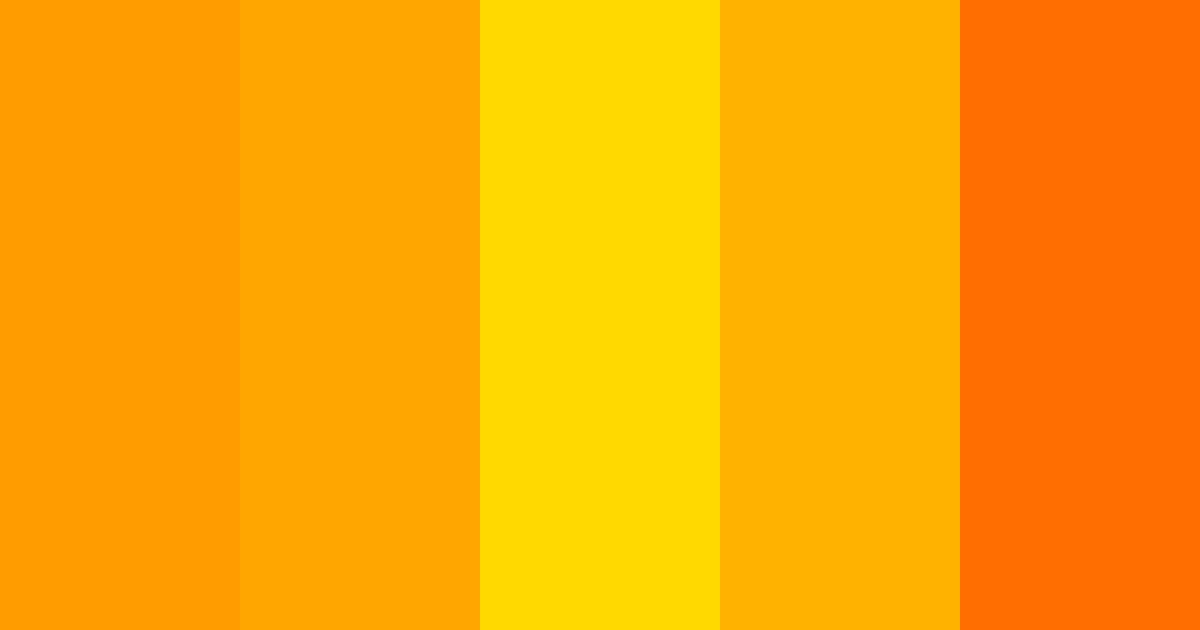 Orange Gourdy Color Palette