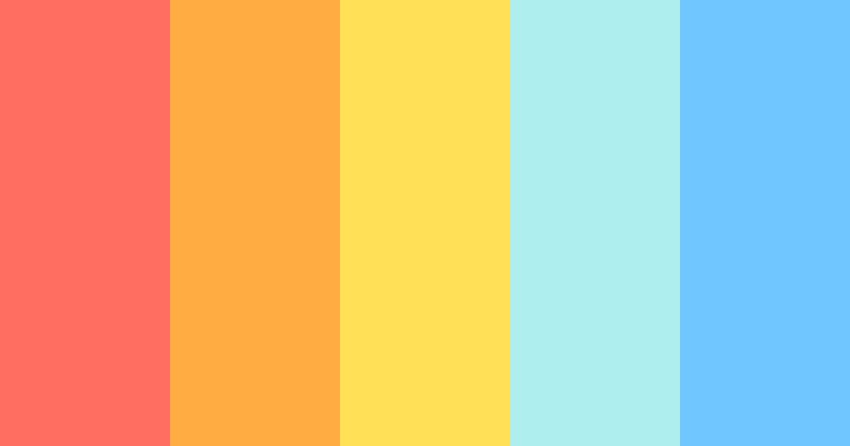Paleta de colores Tropical Sunrise