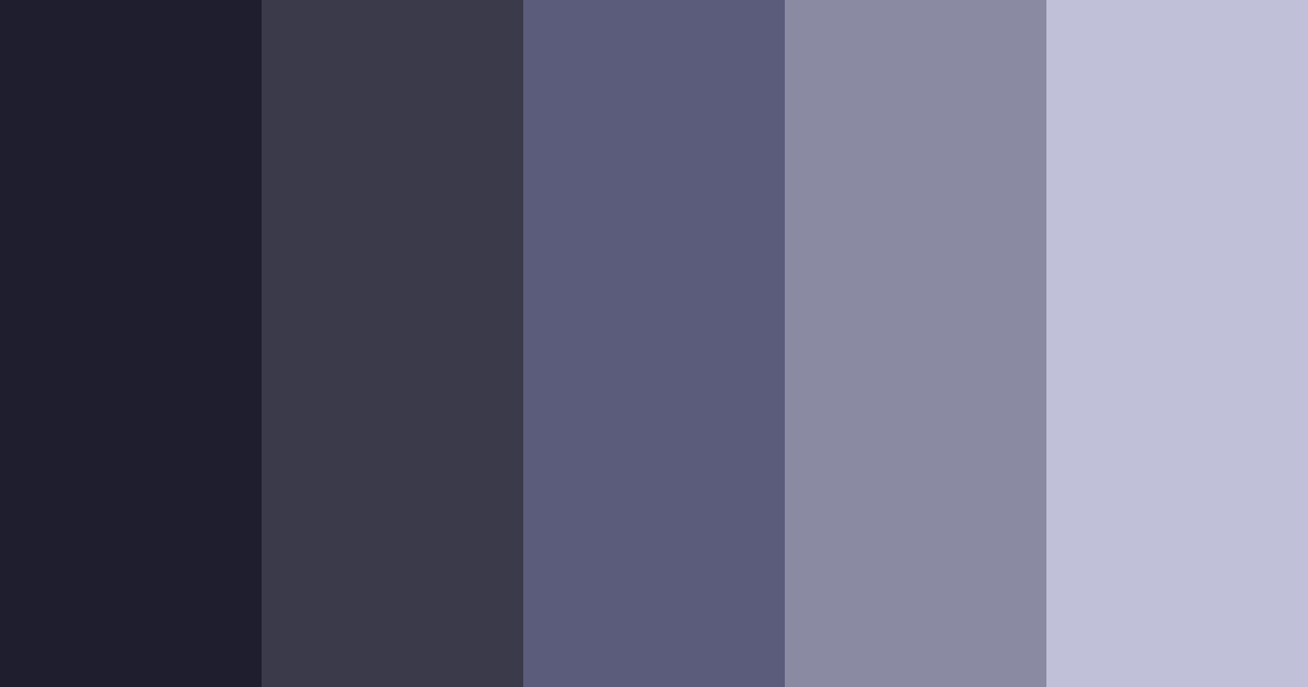 Dark Blue Tech Color Palette