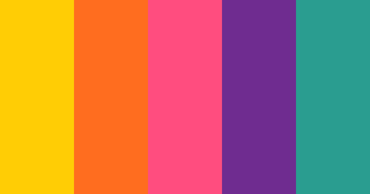 Paleta de colores Carnival Stripes