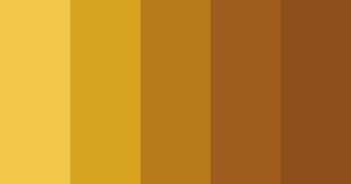 Golden Harvest Hues Color Palette