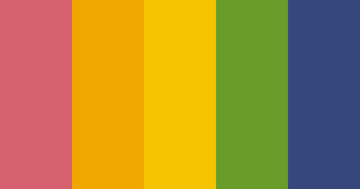 Bittersweet Yellow Color Palette