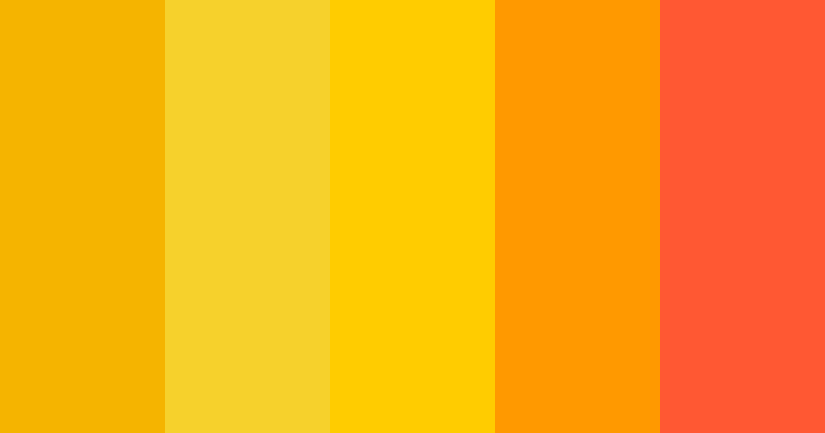 Sunset Zephyr Color Palette