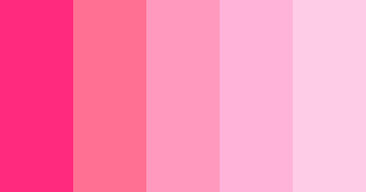 Vibrant Fuchsia Pink Color Palette