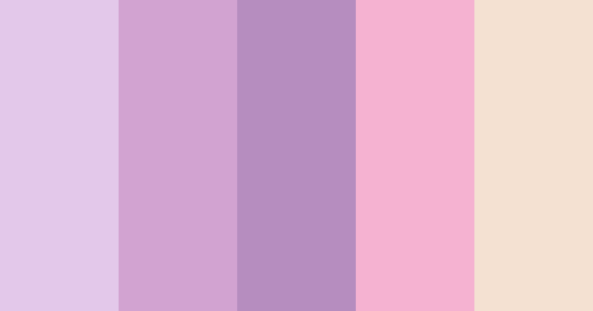 Lavender Bloom Bliss Color Palette