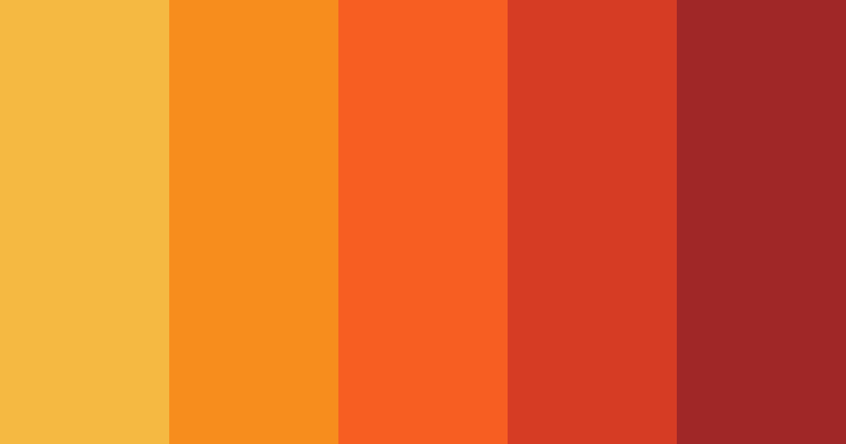 Sunset Ember Color Palette