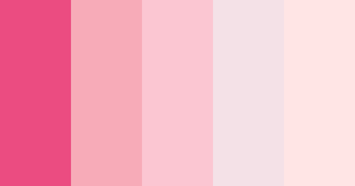 Paleta de colores Pink Blossom