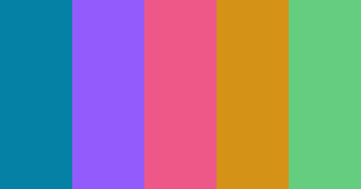 Drinking Glowsticks Color Palette