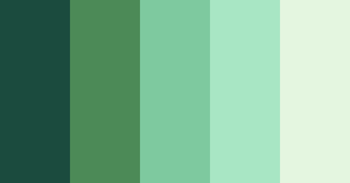 Green Finance Color Palette