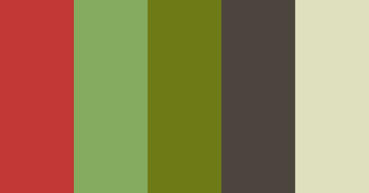 Paleta de colores Rustic Meadow Harmony