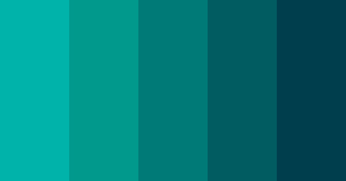 Paleta De Colores Teal Shades paleta-de-colores-teal-shades