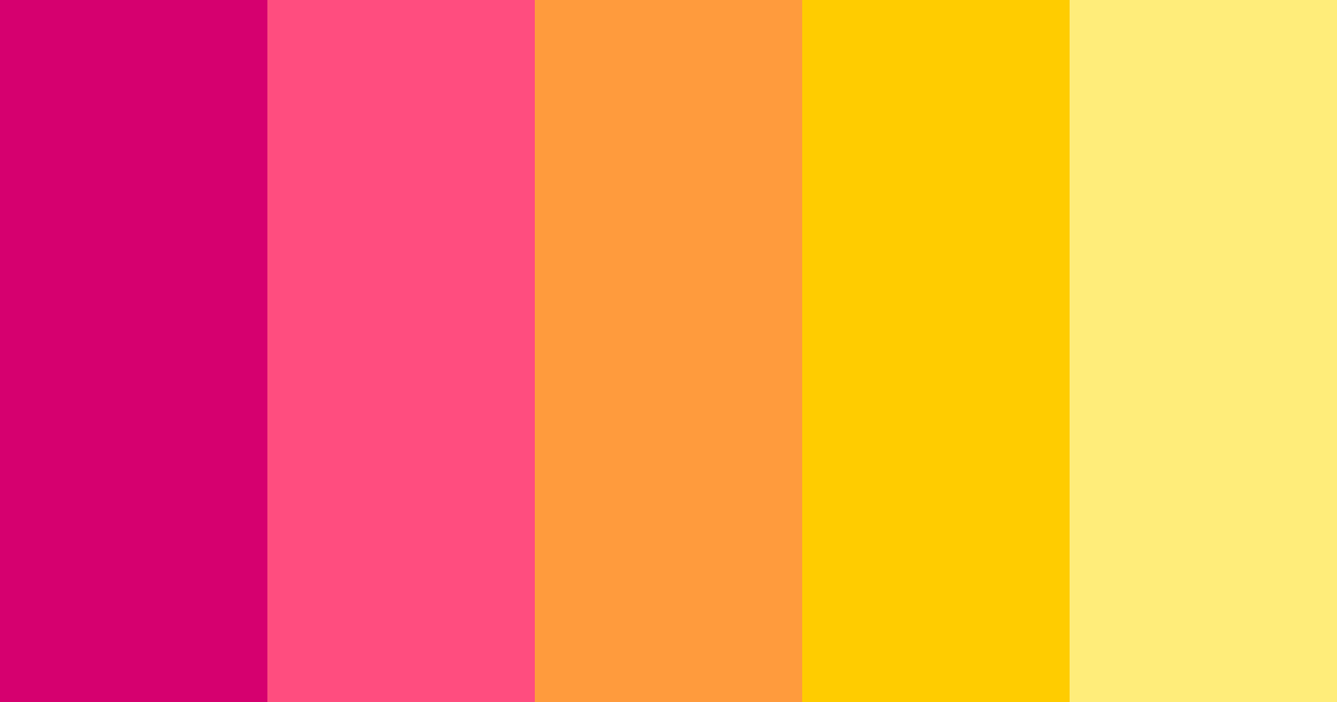 Pink Sunset Color Palette
