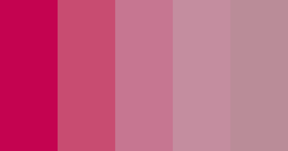 Rose Light Color Palette