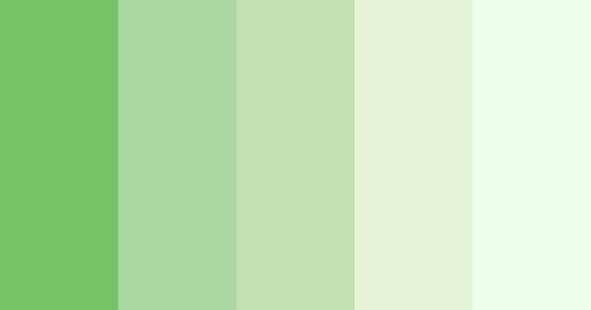 Verdancy Color Paleta de colores Verdant Serenity